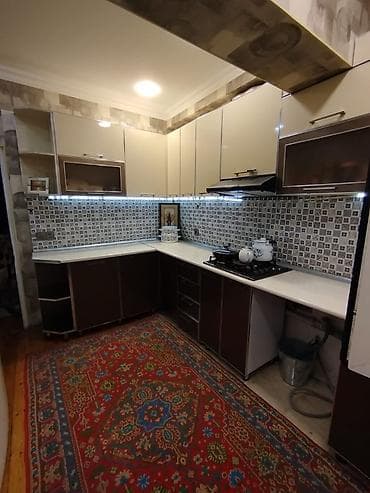sobalar: Mətbəx mebeli dəsti – L formalı, üst və alt dolablarla - Rəng: yuxarı — 3
