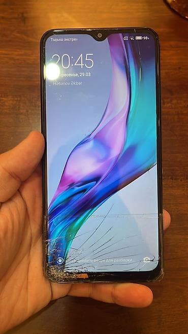 Redmi 9, 64 GB, rəng - Boz, Qırıq