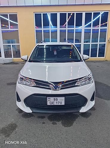 passat b6 motor: Toyota Corolla Fielder Hybrid, ağ rəng, universal kuzov. Xarici — 1