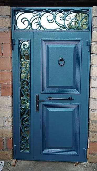 seyf gapı: Metalkonstruksiya giriş qapıları və darvazalar - Material: qalın — 4