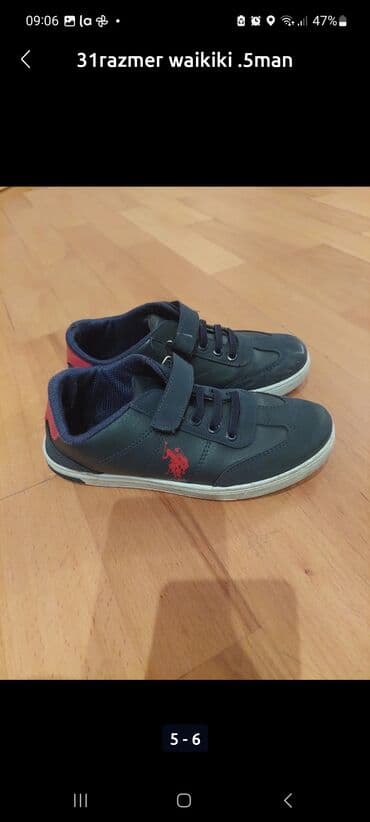 детская обувь 22 см: Tapıçka teze kimi 2m altı 23sm Göy polo 33/34razmer Her biri 5man — 1