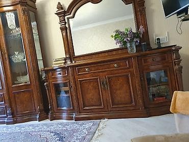 kofe desti: Qonaq otağı üçün, Açılan, Oval masa — 6