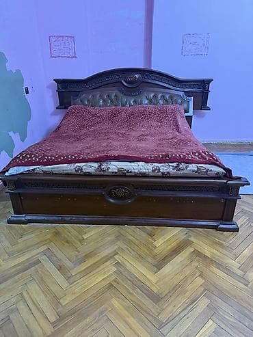 matras taxt: İkinəfərlik çarpayı, Matras ilə, Siyirməsiz — 2