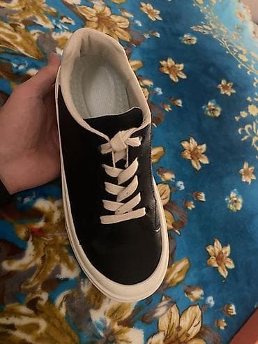 Ayaqqabılar: Kişi gündəlik idman ayaqqabısı Bir defe geyinilib - Rəng: qara üst — 3