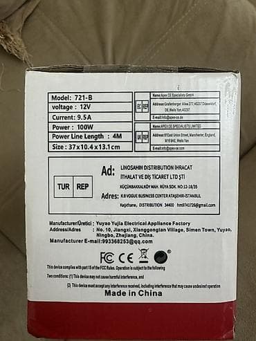 paltar masin: Avtomobil Tozsoranı – Model 721-B Məhsul təsviri: - Növ: Car Vacuum — 3