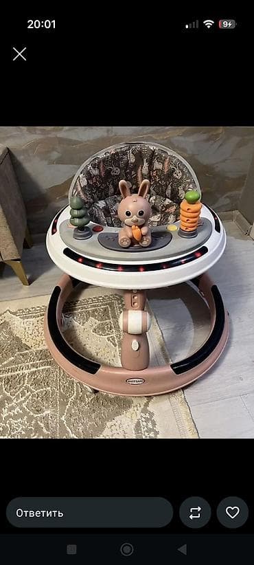 Uşaq gəzdiricisi (walker) – Babyland - Dairəvi baza və 360° dönmə