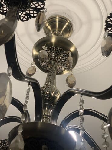споты потолочные в баку: Люстра, 8 ламп, Хрусталь — 3