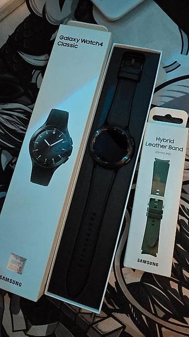 Smart saatlar: Часы Samsung galaxy watch 4 classic 46mm в отличном состояние — 1