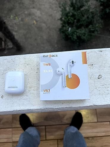 Məhsul: Euroacs TWS EA‑R2 simsiz qulaqlıq - Bağlantı: Bluetooth V5.1 –