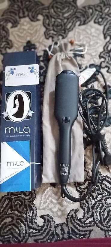 elektrikli sac qiymeti: Mila Hair Straightener Brush – elektrikli saç düzləşdirən daraq – — 3