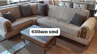 Yeni, Künc divan, Qonaq otağı üçün, Açılmayan
