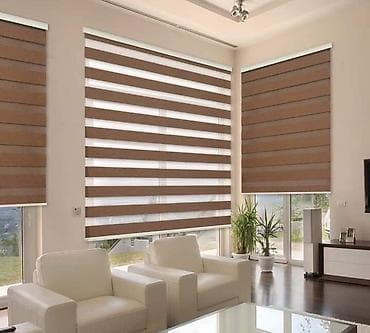 pencere plastik: Zebra və jalüz pərdələr - Model: Zebra (gündüz‑gecə) pərdələr və — 7