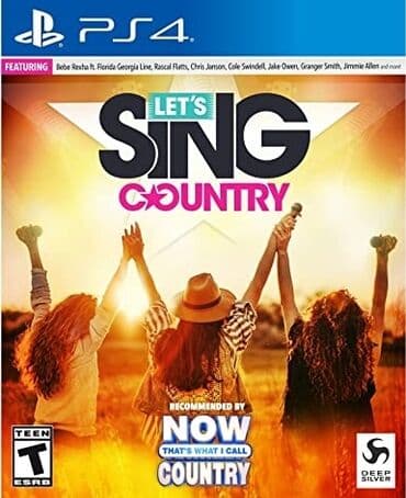 playstation oyunlari: Ps4 üçün lets sing country oyun diski. Tam yeni, original bağlamada — 1