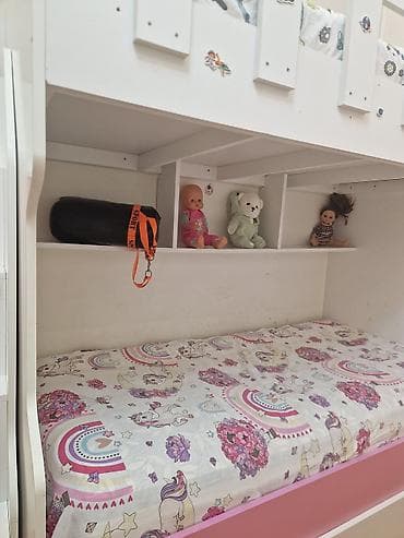 tekstil: Oğlan və qız üçün, İşlənmiş, Çarpayı, Matras ilə, Siyirməli, Laminat — 4
