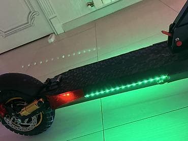 Elektrik skuter – güclü işıqlandırma və tam asqı sistemi — 4