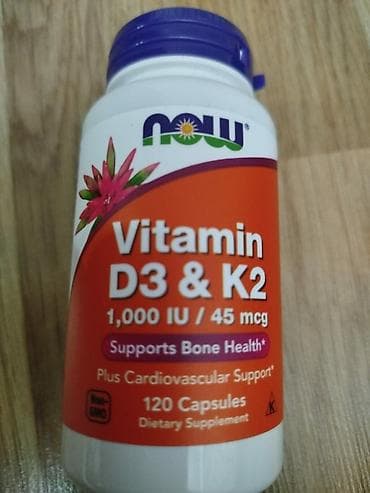 Amerikadan gəlib Vitaminlər D3 & K2 1000 iu 120 kapsula 30 — 4