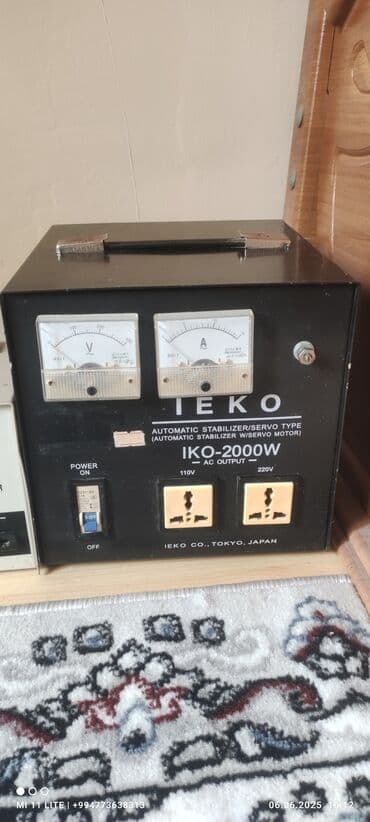 isiq generator satilir: İEKO IKO-2000W avtomatik stabilizator/servo tipli (avtomatik — 1