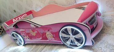 двухъярусная кровать машина: Новый, Односпальная кровать, Без подьемного механизма, С матрасом, Без выдвижных ящиков, Азербайджан — 6