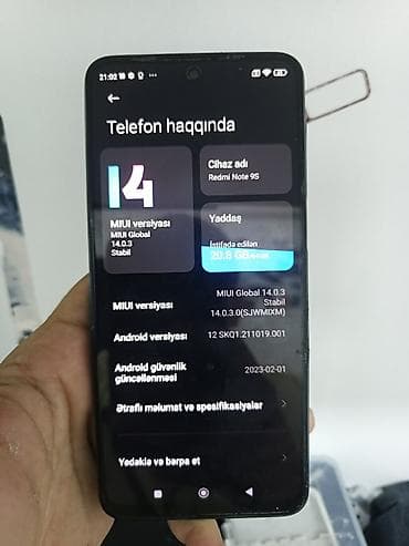printer telefon: Redmi Note 9S, 64 GB, Barmaq izi — 3