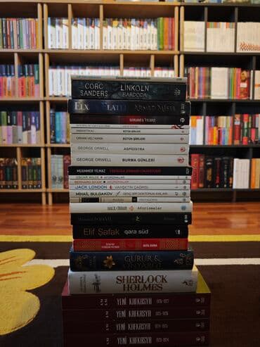 Bədii ədəbiyyat: 2 kitab istisna (qızıl dana, qara süd) hamısı yenidir. Həzi - 28 arası — 1