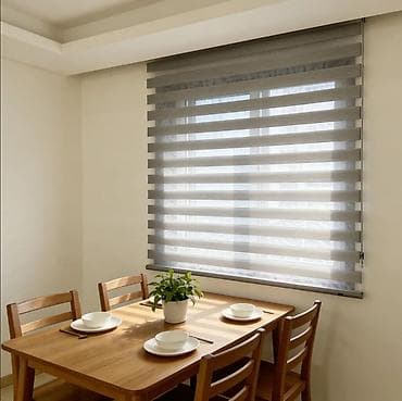 Pastel dəstləri: Zebra və rulon pərdə həlləri Məhsul təsviri: - İkiqat qatlı zebra — 6