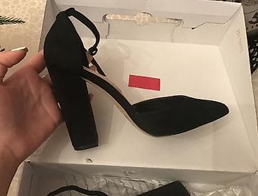 ALDO-Qadınlar üçün zərif yüksək dabanlı tufli - Rəng: qara - Material