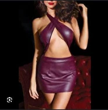 kostumlar: Qadın gecə geyimləri və klub üslubunda dəstlər - Qırmızı bədən — 6