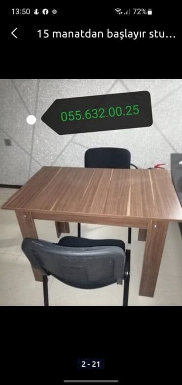 столы и стулья для бара: Stol stul desti masa və oturacaqlar desti. Stollar və oturacaqlar — 10