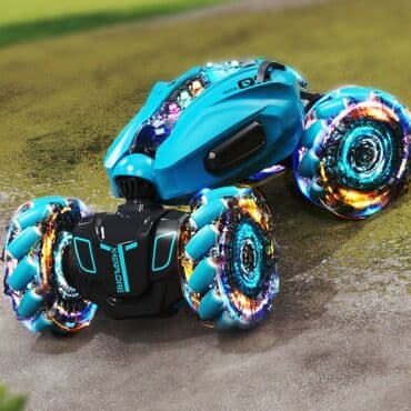 светящийся spinner (спиннер): Buxarlı oyuncaq maşın Stunt car 2277-2B Həm pult, həm də saat ilə — 6