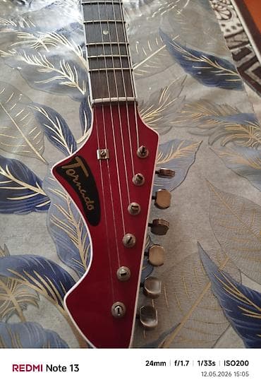 zeng ucun gitara: Jolana Tornado elektrik gitarası vintage - Korpus: yarı-akustik — 2