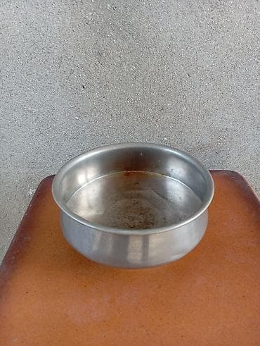 yemek servisi: Paslanmayan poladdan metal qab - Material: paslanmayan polad (magnetə — 1