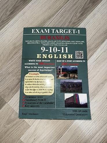 Yep yenidir, yazısı yoxdur. EXAM TARGET-1 – Buraxılış imtahanı üçün