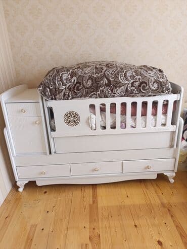 qazon satisi: Oğlan və qız üçün, İşlənmiş, Beşik, Matras ilə — 1