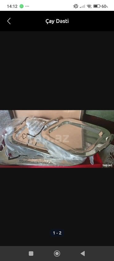 Çay dəsti, rəng - Ağ, Farfor