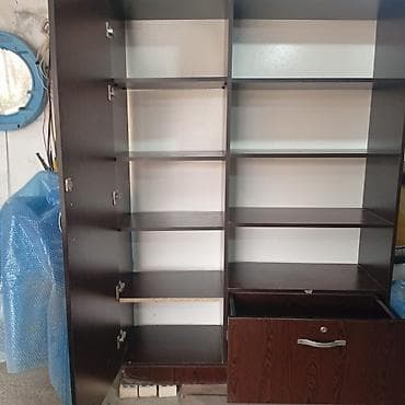 Ofis dəst mebeli: Məktəb/Ofis mebelləri dəsti - Material: laminat/LDSP ağac teksturalı — 2