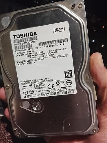 500 gb sert disk elilmde artığ qalıb satıram qiymət sondu