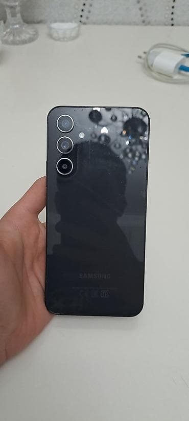 internet mini modem: Samsung Galaxy A54 5G, 128 GB, rəng - Boz, Barmaq izi, İki sim kartlı, Face ID — 1