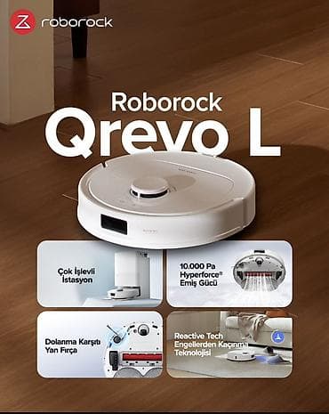 Краны водонагреватели: Roborock Qrevo L robot tozsoran və çox‑funksiyalı stansiya - 10.000 — 3