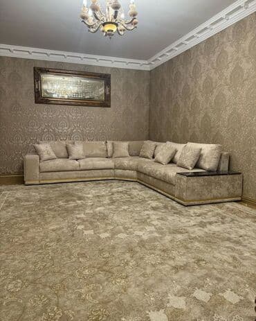 диван кресла: Künc divan, Yeni, Açılan, Bazalı, Vеlur parça, Pulsuz çatdırılma — 3