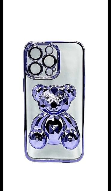 iphone 17 kabro: Məhsul: 3D ayı fiqurlu telefon qabı - Model: iPhone üçün — 2