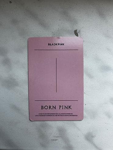 Məhsul: BLACKPINK – Born Pink rəsmi fotokart - Brend/seriya: BLACKPINK — 2
