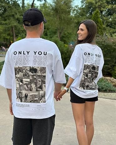 Məhsul: Qrafik çaplı T‑şört kolleksiyası - Üslublar: • “I LOVE — 5