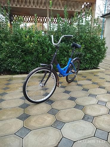 Uşaq velosipedləri: Şəhər tipli velosiped - Rəng: mavi-qara - Çərçivə: aşağı enişli — 3