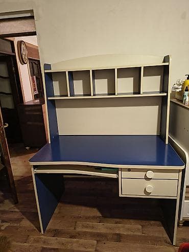 qlobus qiymətləri: Kompüter masası, İşlənmiş, Transformer, MDF, Dördbucaq masa — 3