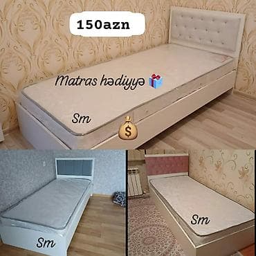 viona mebel: Yeni, Təknəfərlik çarpayı, Matras ilə — 1