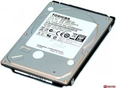 Sərt disklər (HDD): Sərt disk (HDD) Toshiba, 1 TB, 2.5", İşlənmiş — 1