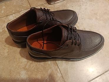 ayaqqabı: Məhsul: Kişi ayaqqabısı - Rəng: Tünd qəhvəyi - Material: Toxumalı — 2
