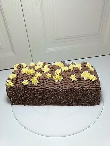 Şokoladlı baton tort - Forma: düzbucaqlı/baton - Dad profili: dərin