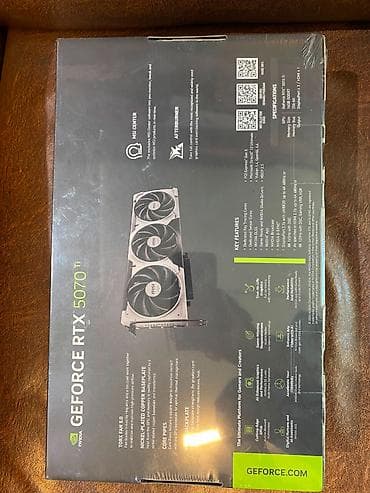 Elektronika: ✅ Yeni ✅ Rəsmi zəmanət ✅ Çatdırılma mövcuddur 🎮 MSI GeForce RTX 5070 — 3