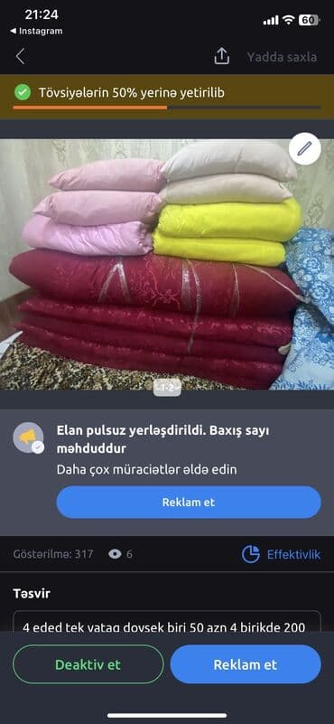döşek satışı: Satilir — 1